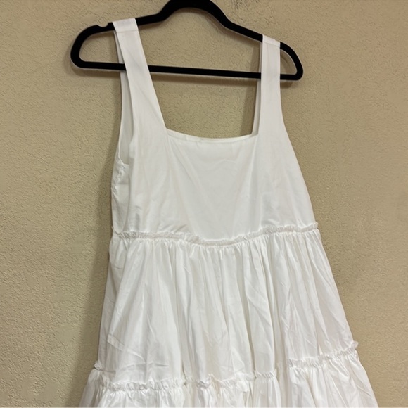 MABLE White Babydoll Mini Dress - Picture 4 of 6